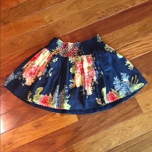Floral miniskirt, size M